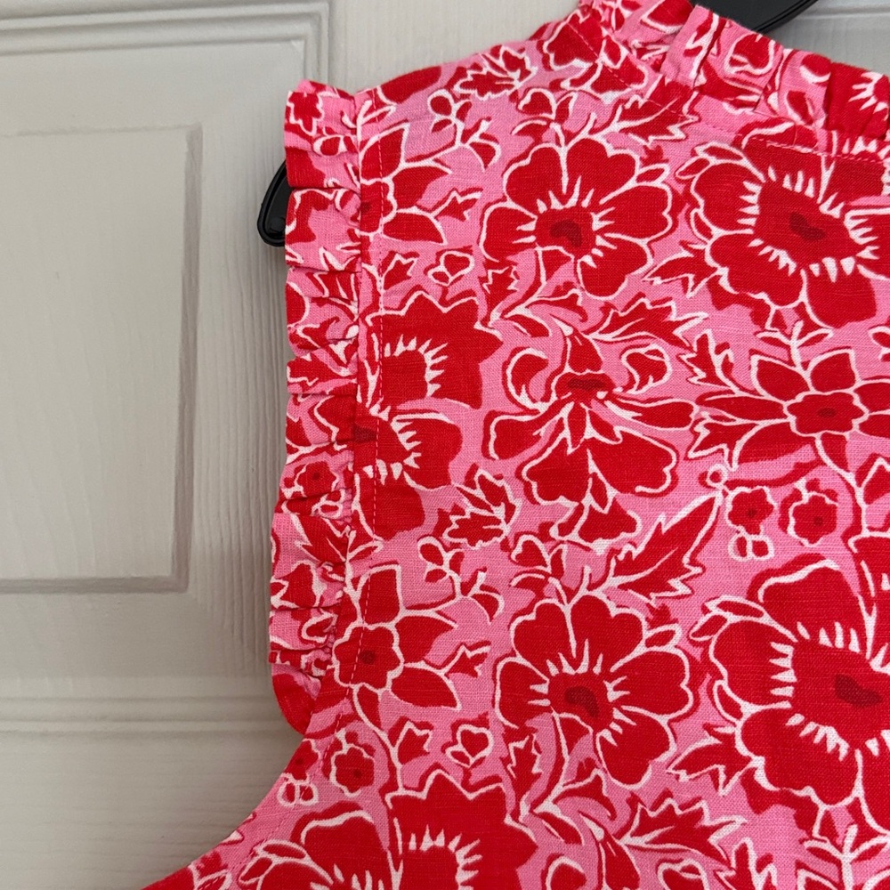 J Crew Summer Short sleeve Pink Top. - Picture 6 of 6